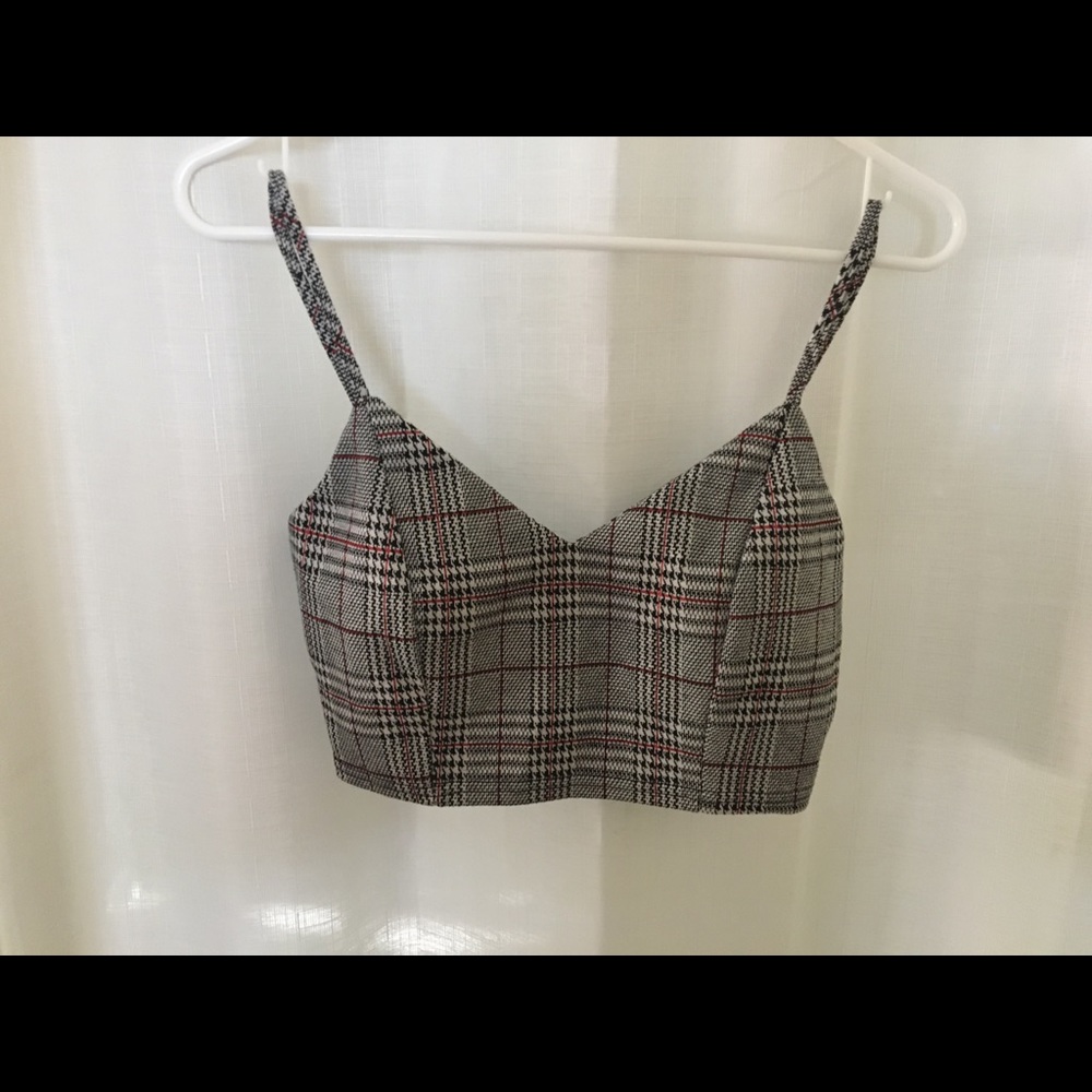 Better be plaid halter top.